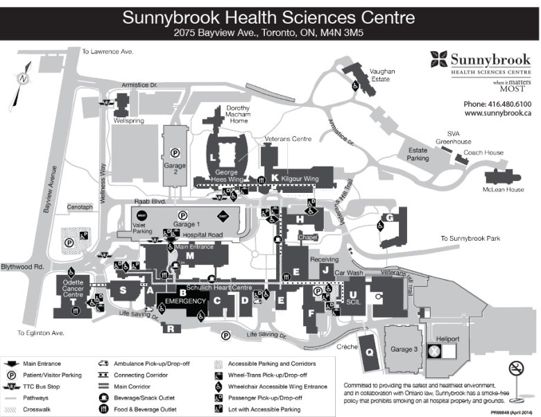 sunnybrook-bayview-campus-map